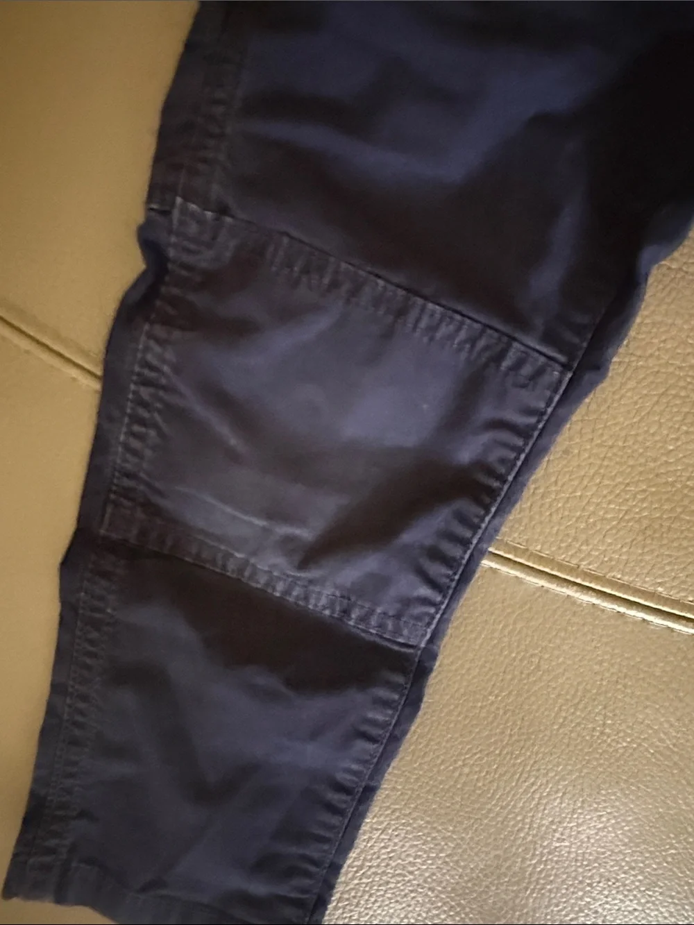 3T Gap toddler boys navy blue Cargo Pants - elastic waist button enclosure knee